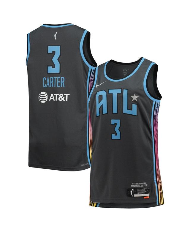 Womens Nike Chennedy Carter Black Atlanta Dream 2021 Rebel Edition Victory Player Jersey - Black Product Image