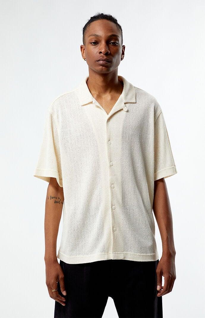 Men's Textured Camp Shirt Product Image