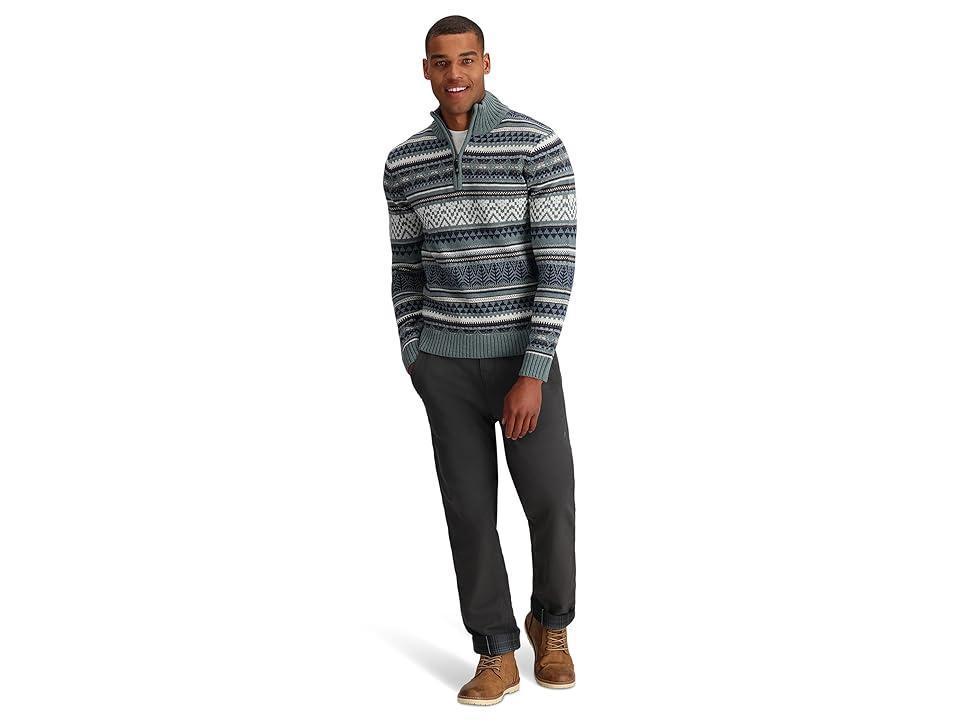 Royal Robbins Ponderosa 1/4 Zip (Light Slate) Men's Clothing Product Image