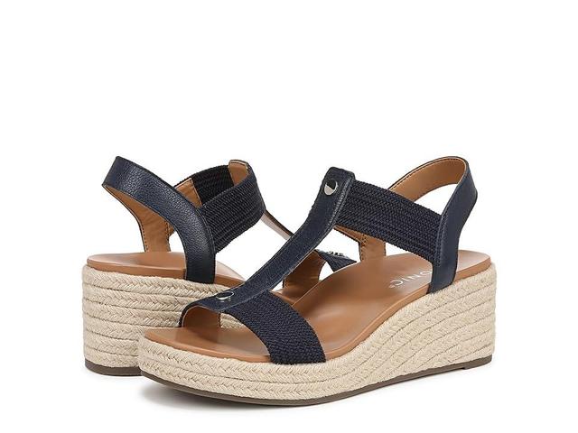 VIONIC Calera (Navy Leather) Women's Sandals Product Image