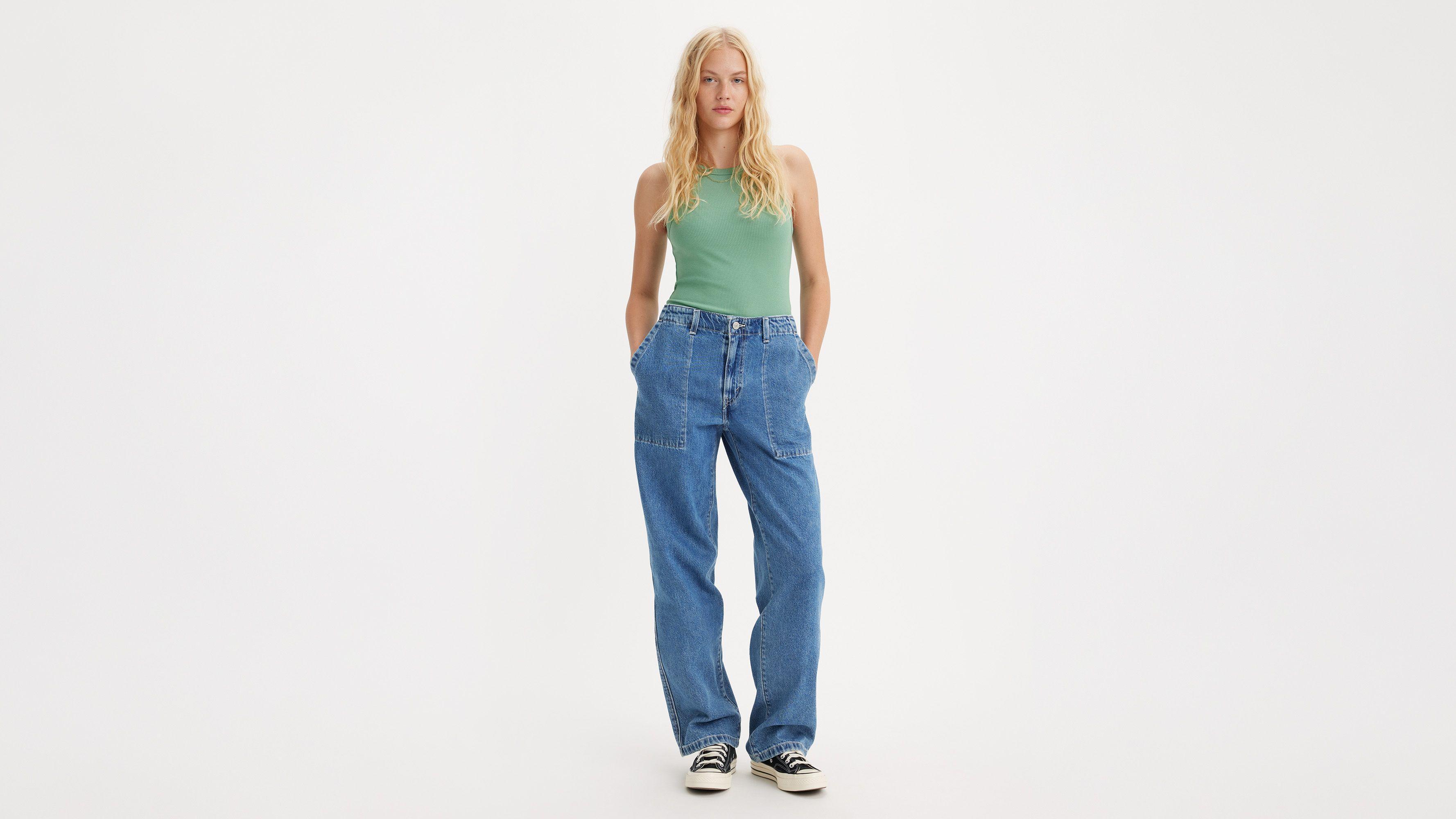 Baggy Dad Utility Women's Jeans Product Image