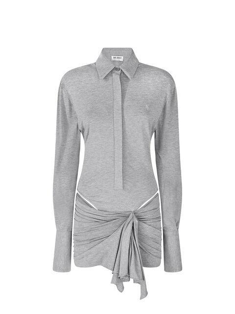 Grey mini dress Product Image