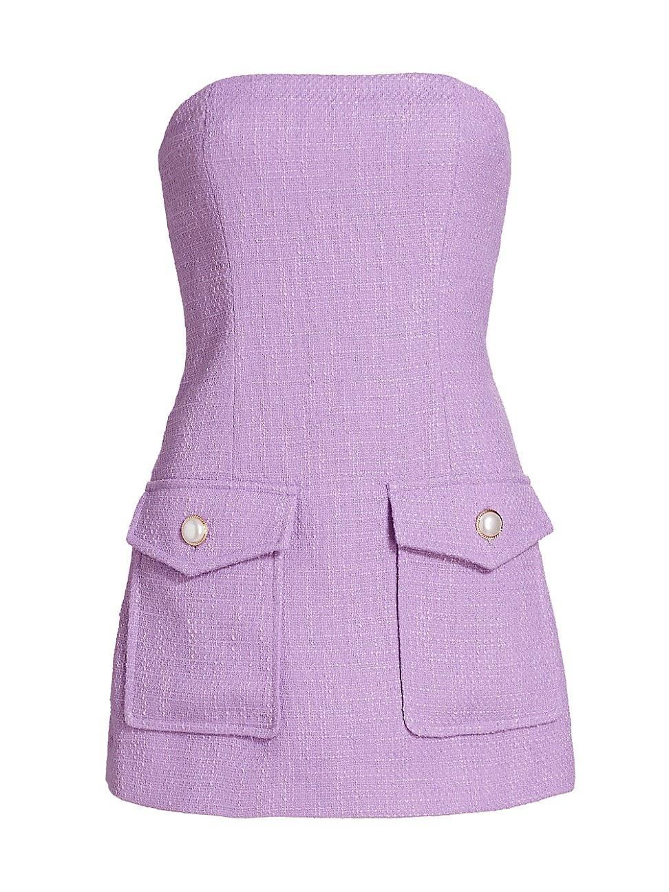 Womens Taren Tailored Tweed Minidress Product Image