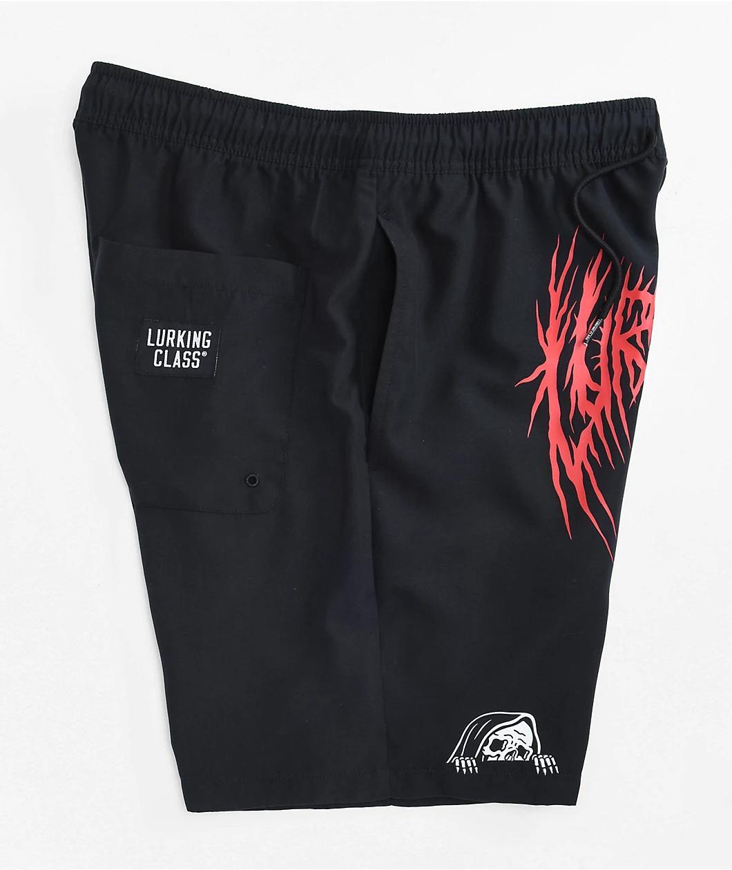 Lurking Class by Sketchy Tank Hesh Black Board Shorts Product Image