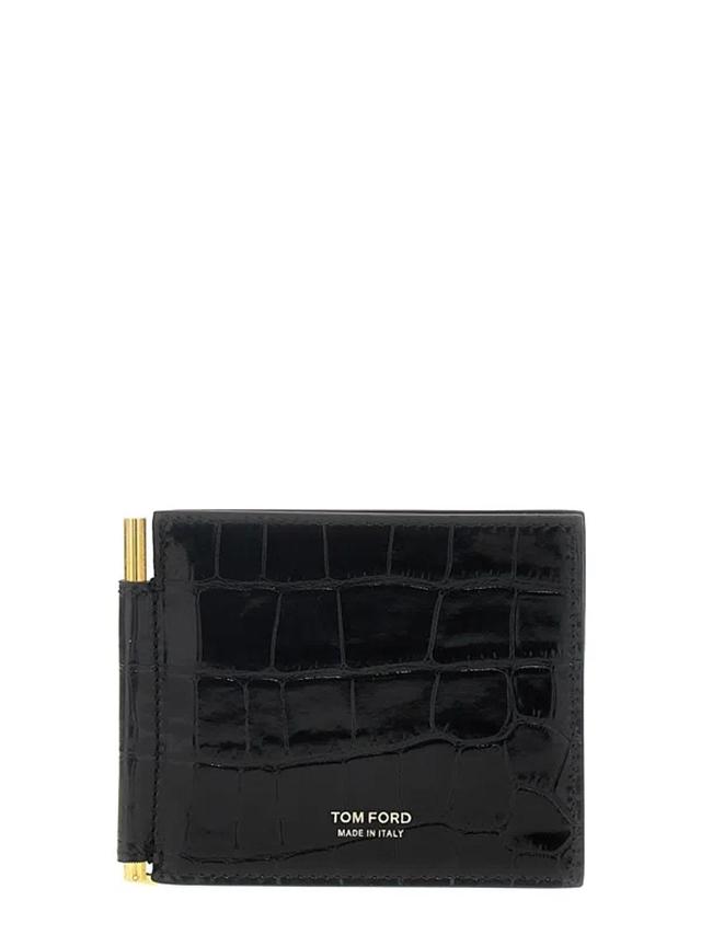 Money Clip Wallets, Card Holders Black Product Image