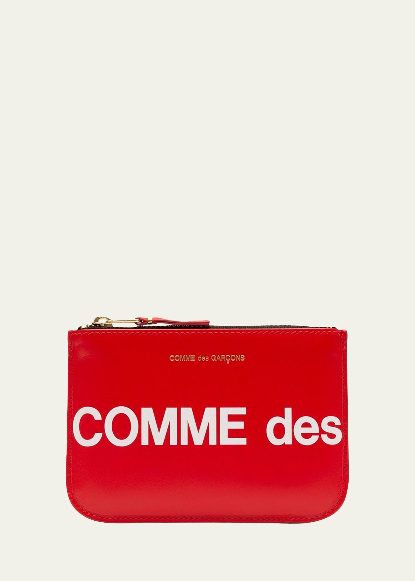 COMME des GARCONS Huge Logo Wallet Black.. Product Image