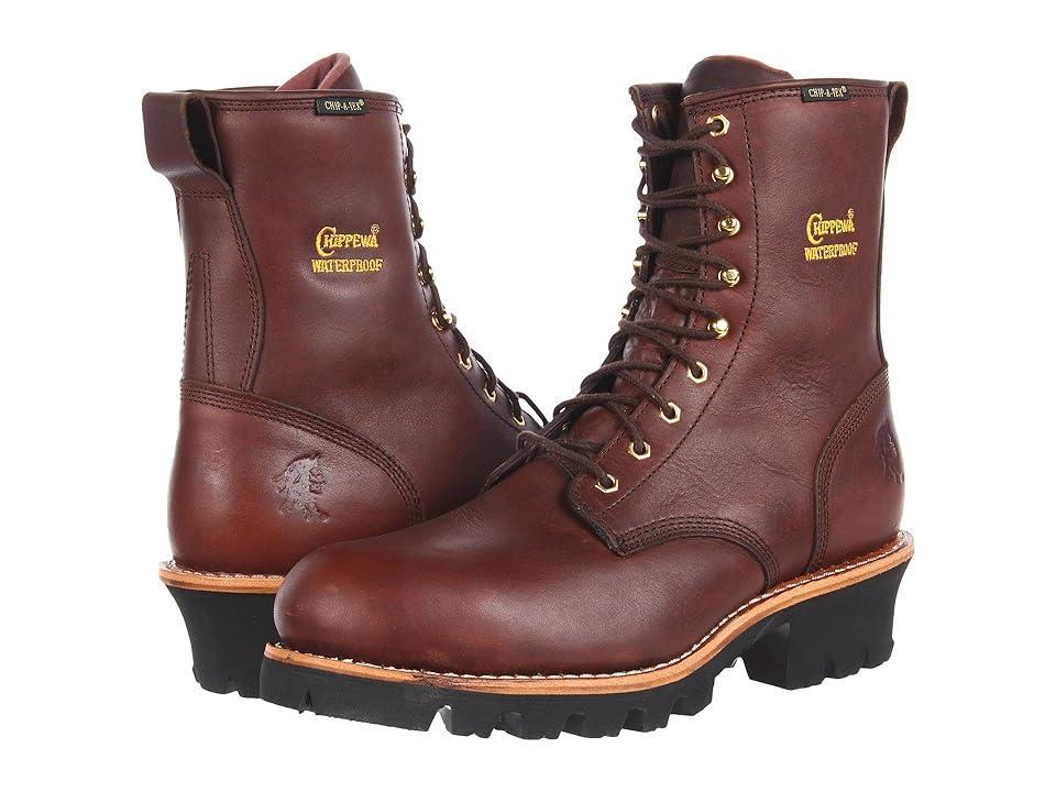 Chippewa 8 Waterproof Insulated Steel Toe Logger Men's Work Boots Product Image