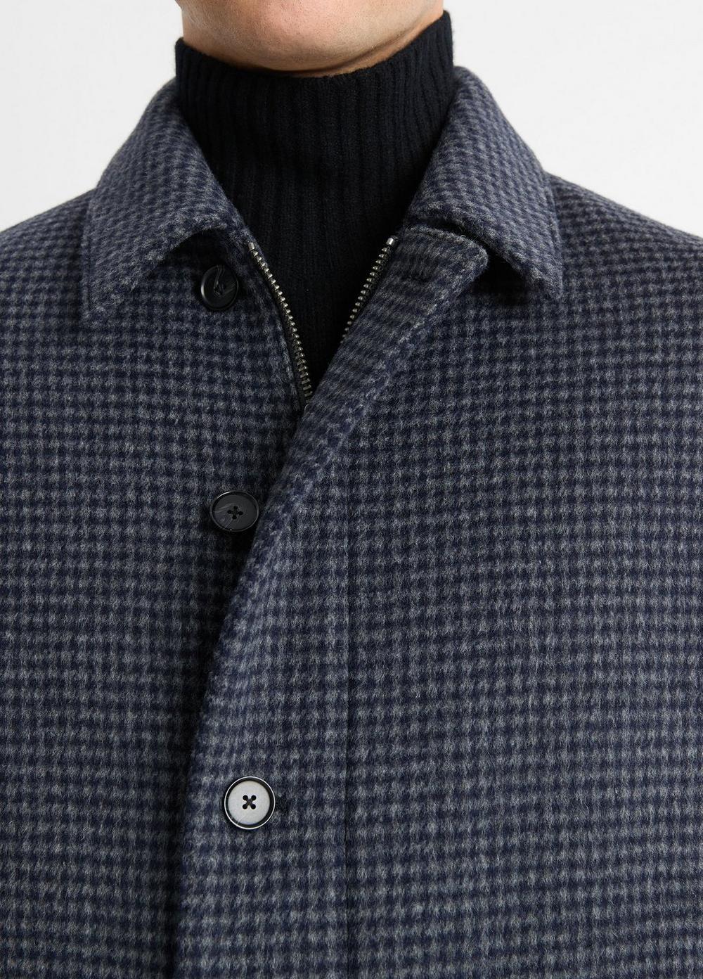 Houndstooth Wool-Blend Deck Jacket Product Image