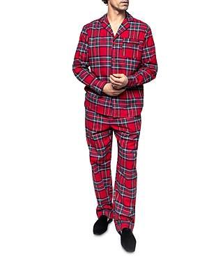 Petite Plume 2-Pc. Imperial Tartan Flannel Pajama Set Product Image