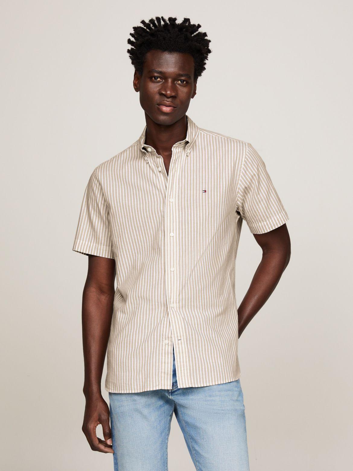 Tommy Hilfiger Men's Regular Fit Cotton Linen Shirt Product Image