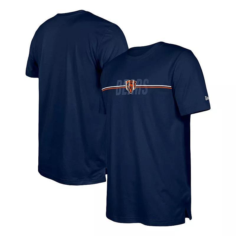 Mens New Era Navy Chicago Bears 2023 NFL Training Camp T-Shirt BRS Blue Product Image