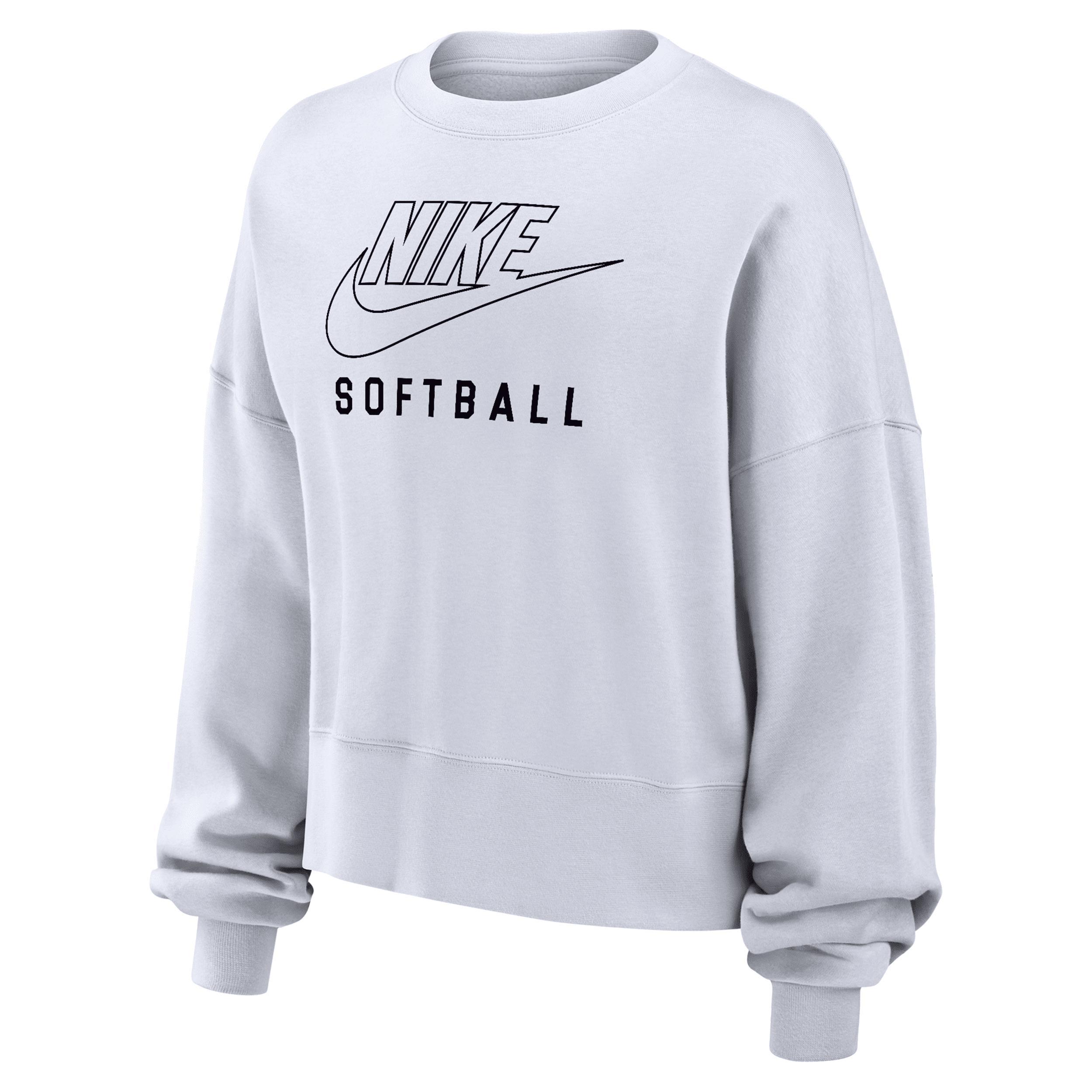 Nike Women's Phoenix Fleece Softball Crew-Neck Sweatshirt product image