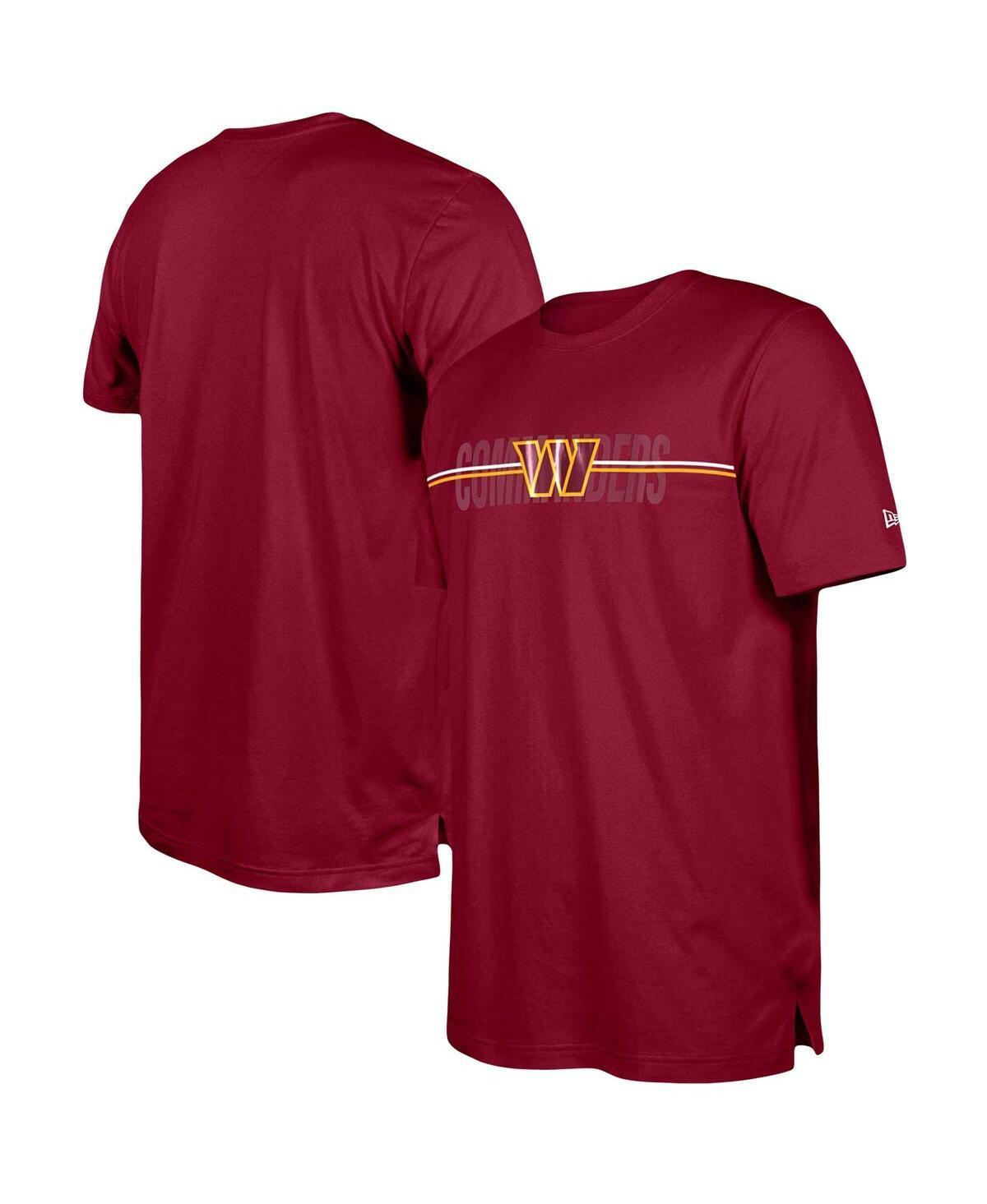 Mens New Era Burgundy Washington Commanders 2023 NFL Training Camp T-Shirt Product Image