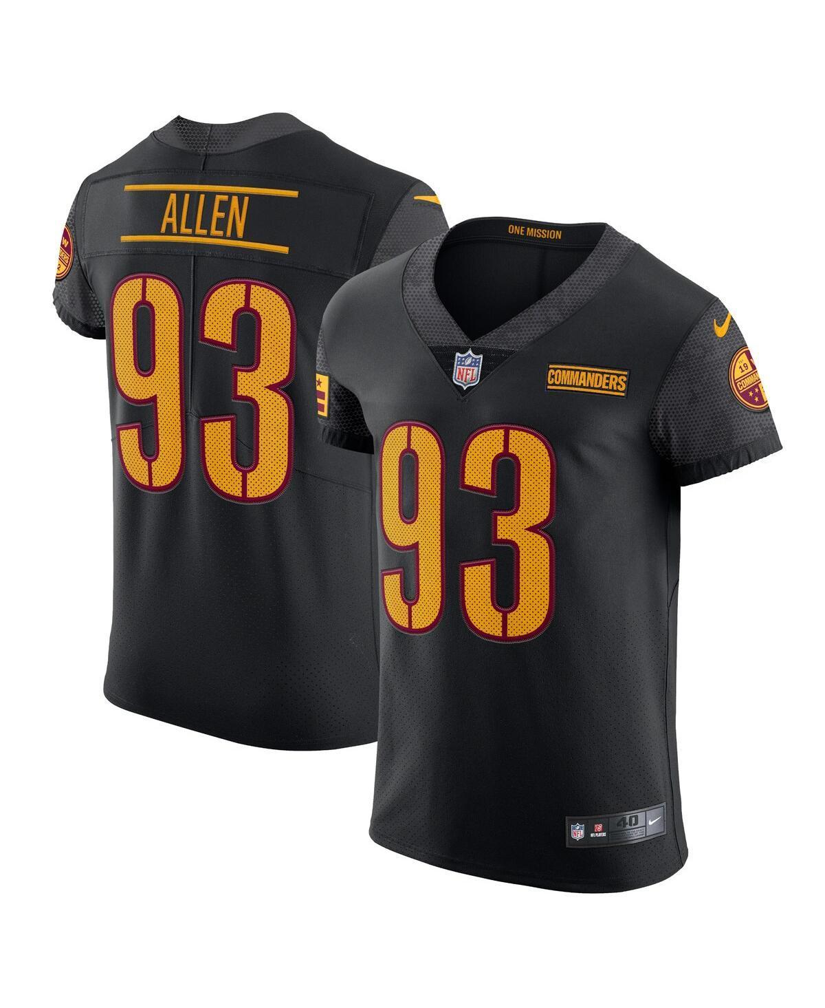 Mens Nike Jonathan Allen Black Washington Commanders Alternate Vapor Elite Jersey Product Image