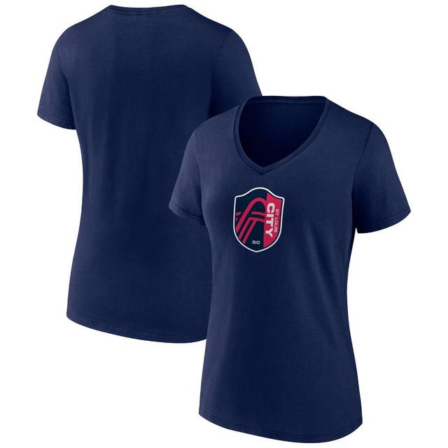 MLS St. Louis City SC Womens V-Neck Top Ranking T-Shirt Product Image