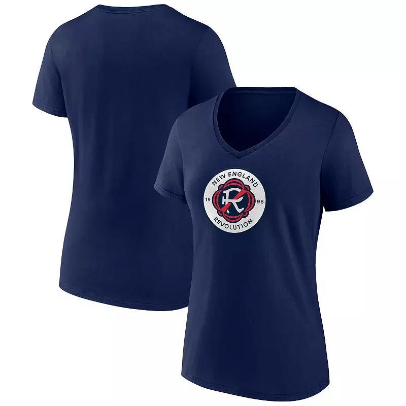 Womens Fanatics Branded Navy Butler Bulldogs Basic Arch V-Neck T-Shirt Product Image