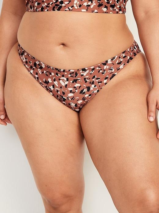 Mid-Rise Bikini Swim Bottoms Product Image