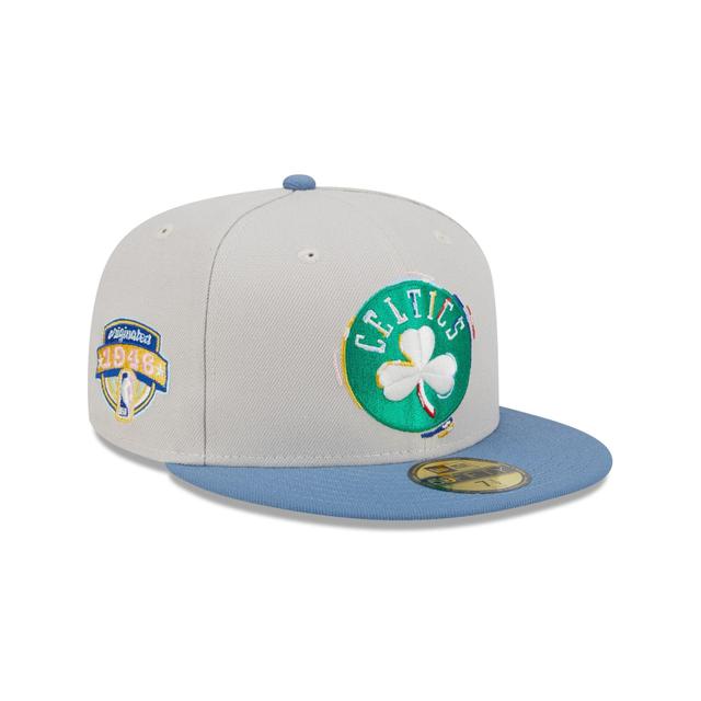 Boston Celtics Color Brush 59FIFTY Fitted Hat Male Product Image