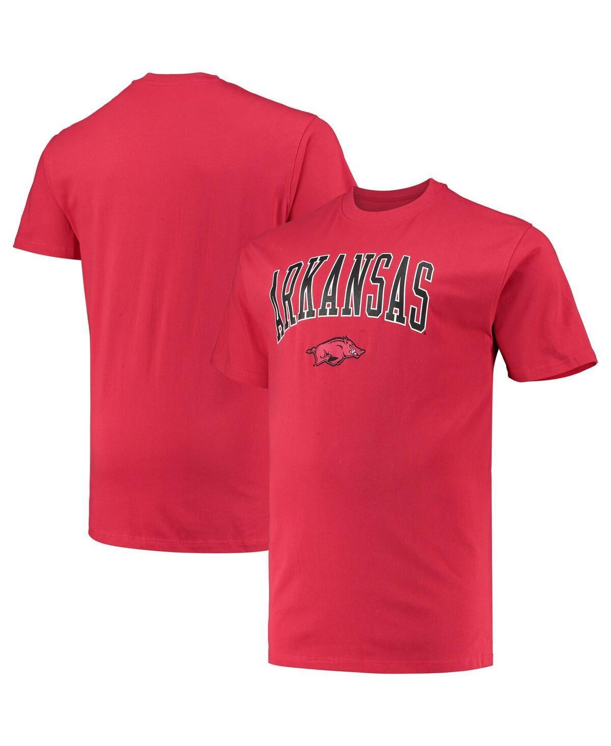 Mens Champion Cardinal Arkansas Razorbacks Big and Tall Arch Over Wordmark T-shirt Product Image