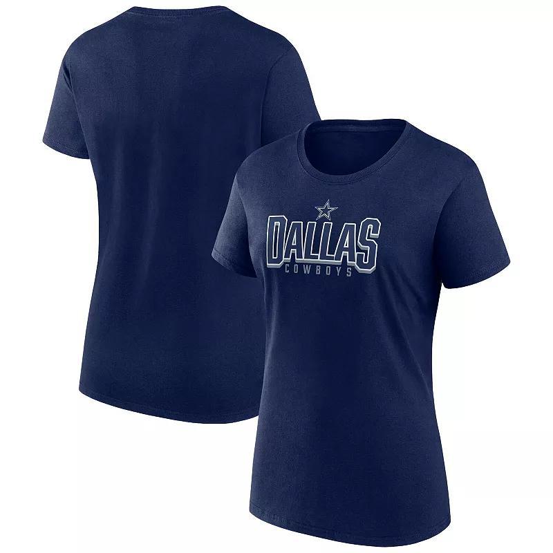 Womens Fanatics Branded Dallas Cowboys Route T-shirt Blue product image