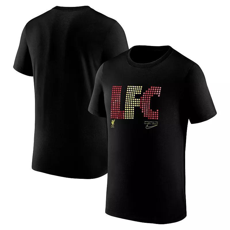 Mens Nike Black Liverpool Lights T-Shirt Product Image