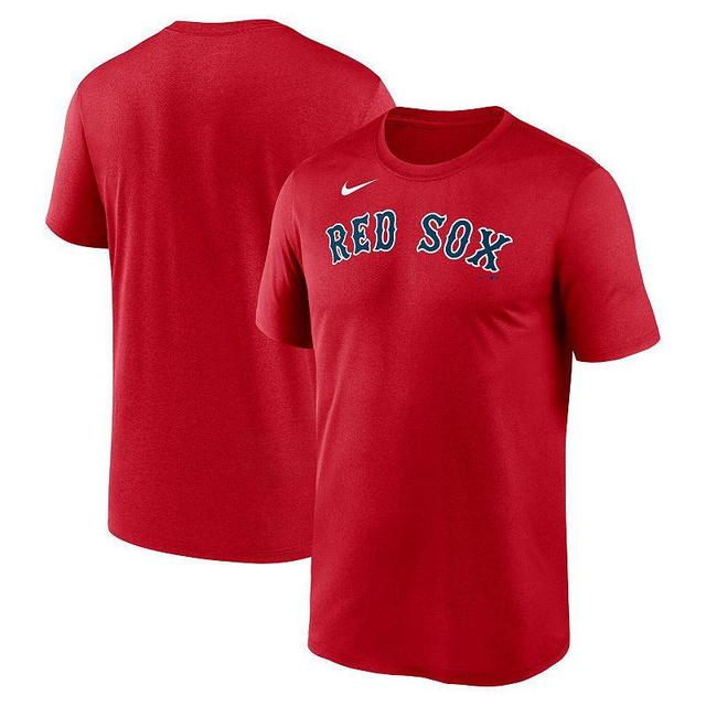 Mens Nike Red Boston Red Sox Wordmark Legend Performance Big & Tall T-Shirt Product Image