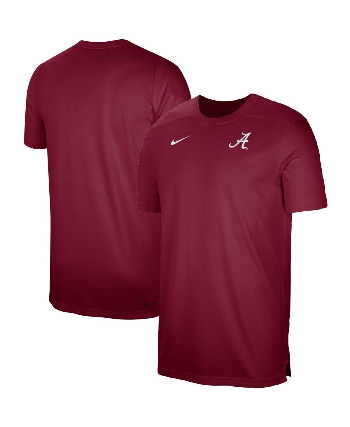 Mens Nike Crimson Alabama Crimson Tide Sideline Coaches Performance Top Product Image