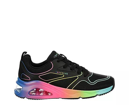 Skechers Womens Tres Air Uno Rainbow Roads Sneaker Product Image