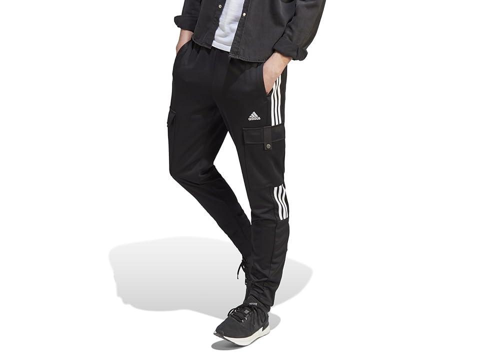 adidas Tiro Cargo Pants (Black/White) Men's Clothing Product Image