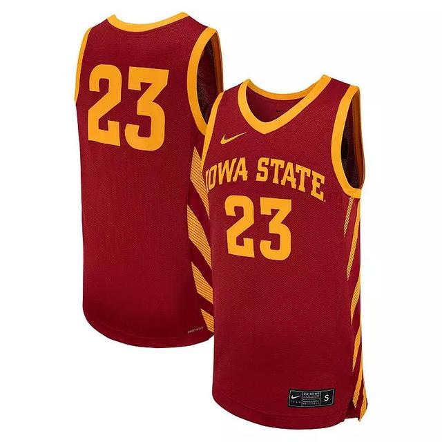 Mens Nike #23 Cardinal Iowa State Cyclones Replica Basketball Jersey Product Image