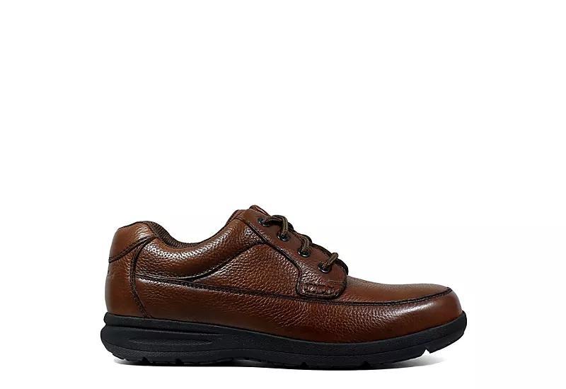 Nunn Bush Shoes Cam Moc Toe Oxford Cognac Tumbled Product Image