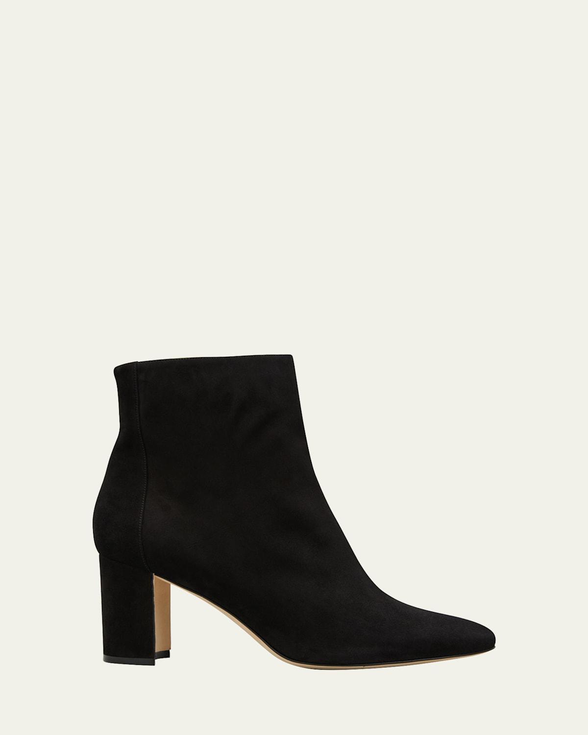 Womens Rosie 70MM Suede Ankle Booties Product Image