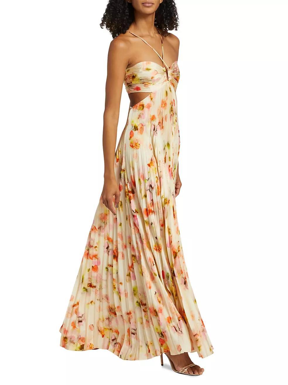 Moira Pleated Floral Maxi Dress Product Image