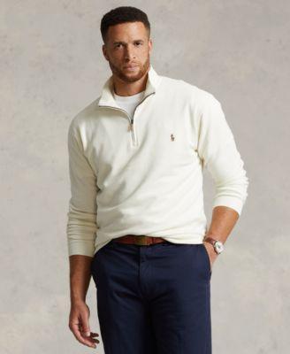 Men's Big & Tall Estate Rib Quarter-Zip Pullover Product Image