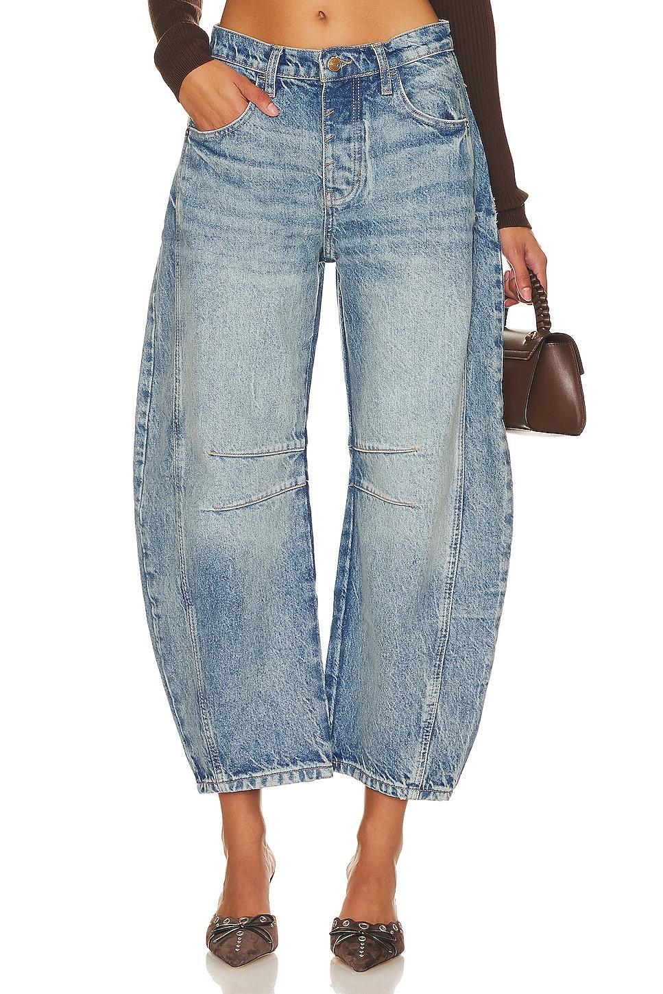 x We The Free Good Luck Mid Rise Barrel Free People product image