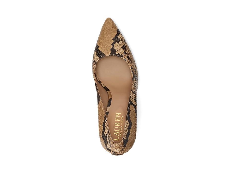 Lauren Ralph Lauren Lindella II Snake Embossed Leather Pumps Product Image