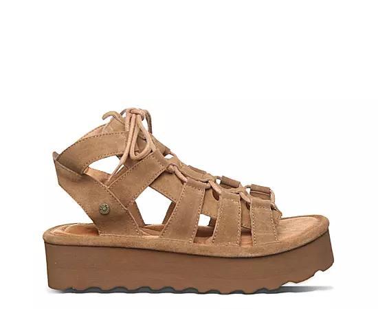 Bearpaw Elevation Womens Platform Gladiator Sandals Product Image