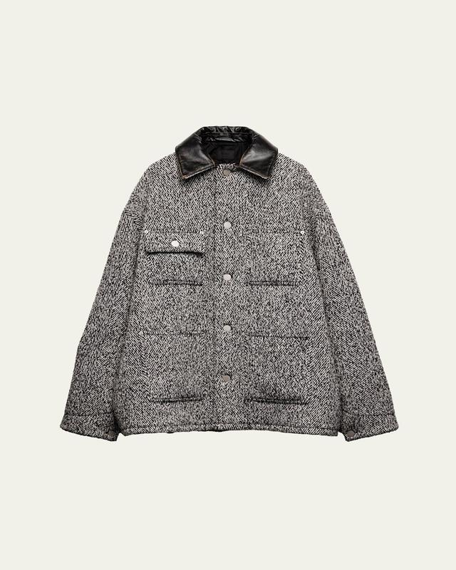 Mens Wool Blend Jacket Product Image