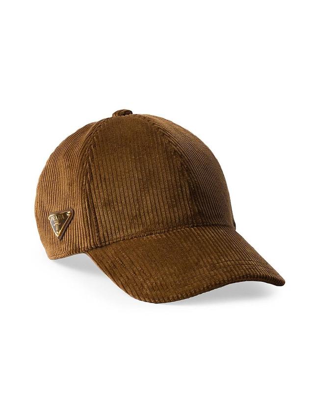 Womens Corduroy Baseball Cap Product Image