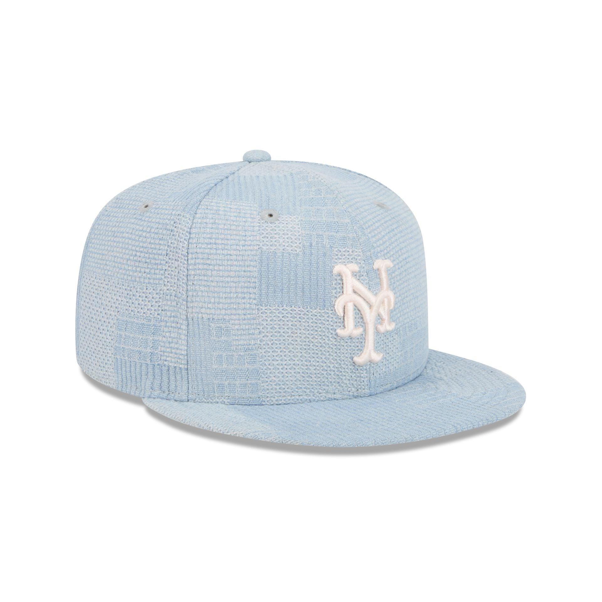 New York Mets Denim Patchwork 9FIFTY Snapback Hat Male Product Image