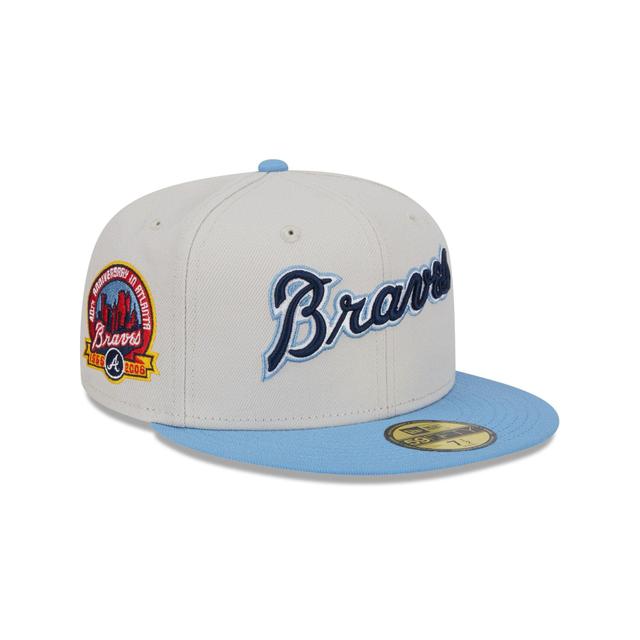 Atlanta Braves Coop Logo Select 59FIFTY Fitted Hat Male Product Image