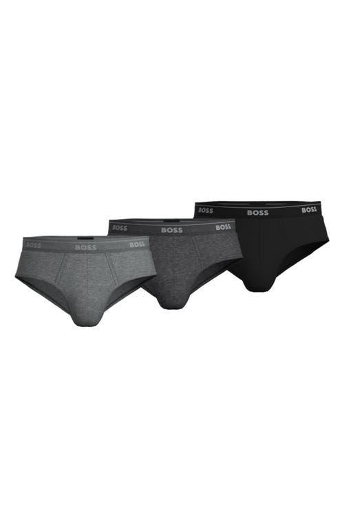 BOSS 3-Pack Assorted Classic Cotton Briefs Product Image