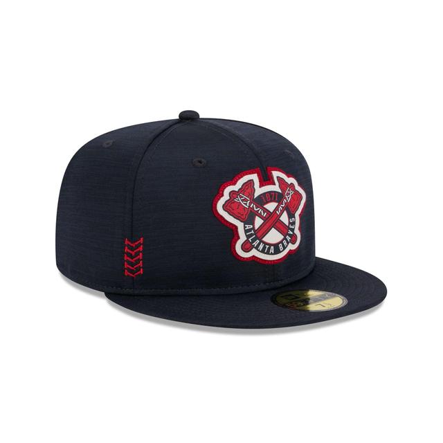 Atlanta Braves 2024 Clubhouse 59FIFTY Fitted Hat Male Product Image