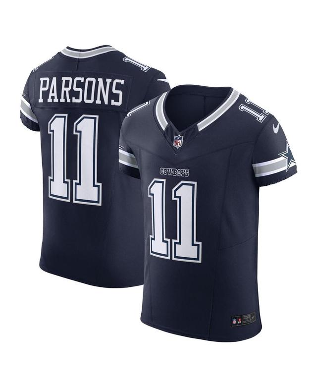 Mens Nike Micah Parsons Navy Dallas Cowboys Vapor F.U.S.E. Elite Jersey Product Image