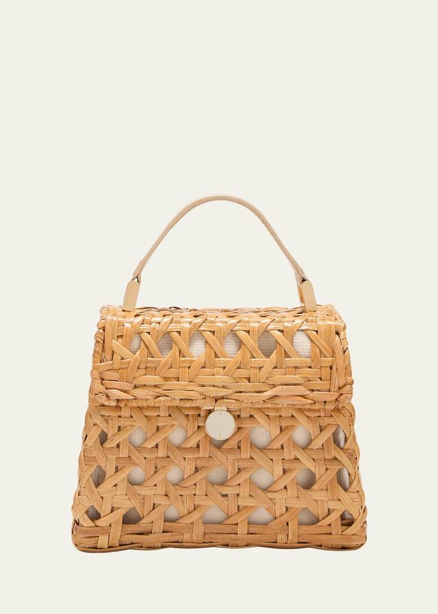 Sybil Cutout Rattan Crossbody Bag Product Image