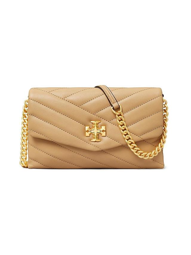 Tory Burch Kira Chevron Quilted Leather Wallet on a Chain Product Image