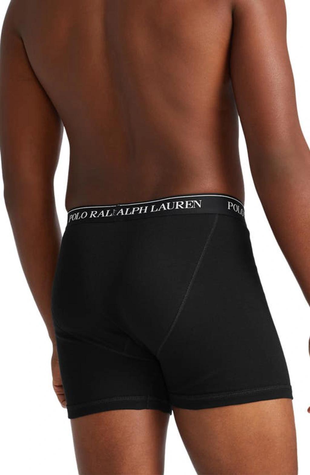 POLO RALPH LAUREN 3-pack Wicking Boxer Briefs In Black Product Image