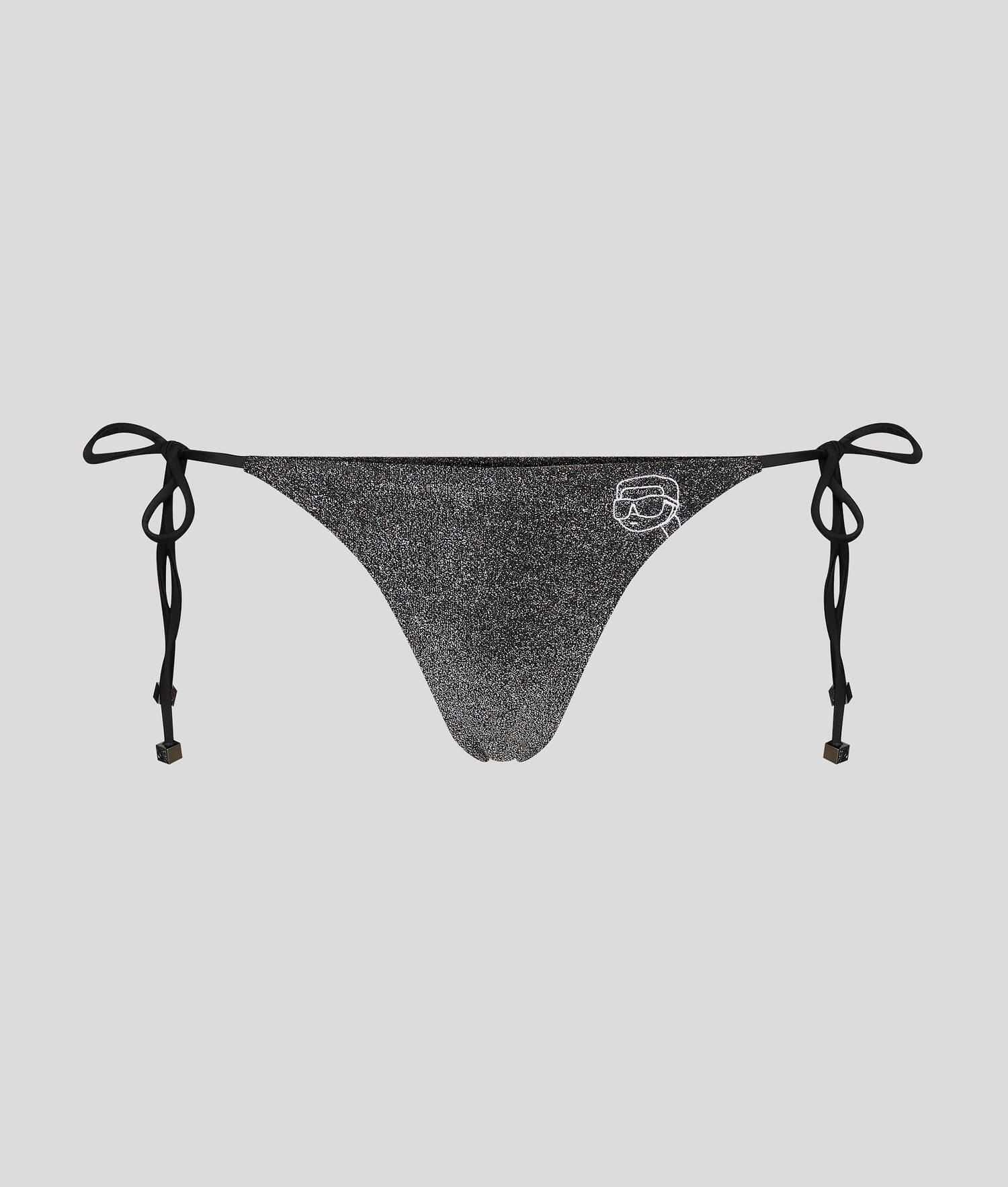 KARL IKON LUREX STRING BIKINI BOTTOMS Product Image