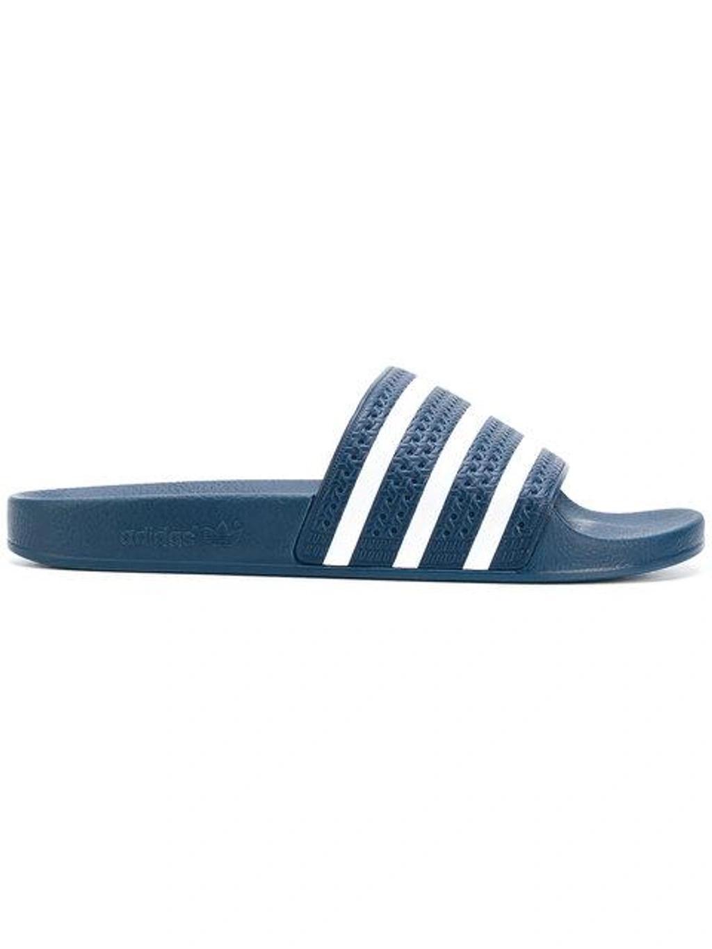 ADIDAS ORIGINALS Adilette Stripe Sport Slide In Blue Product Image