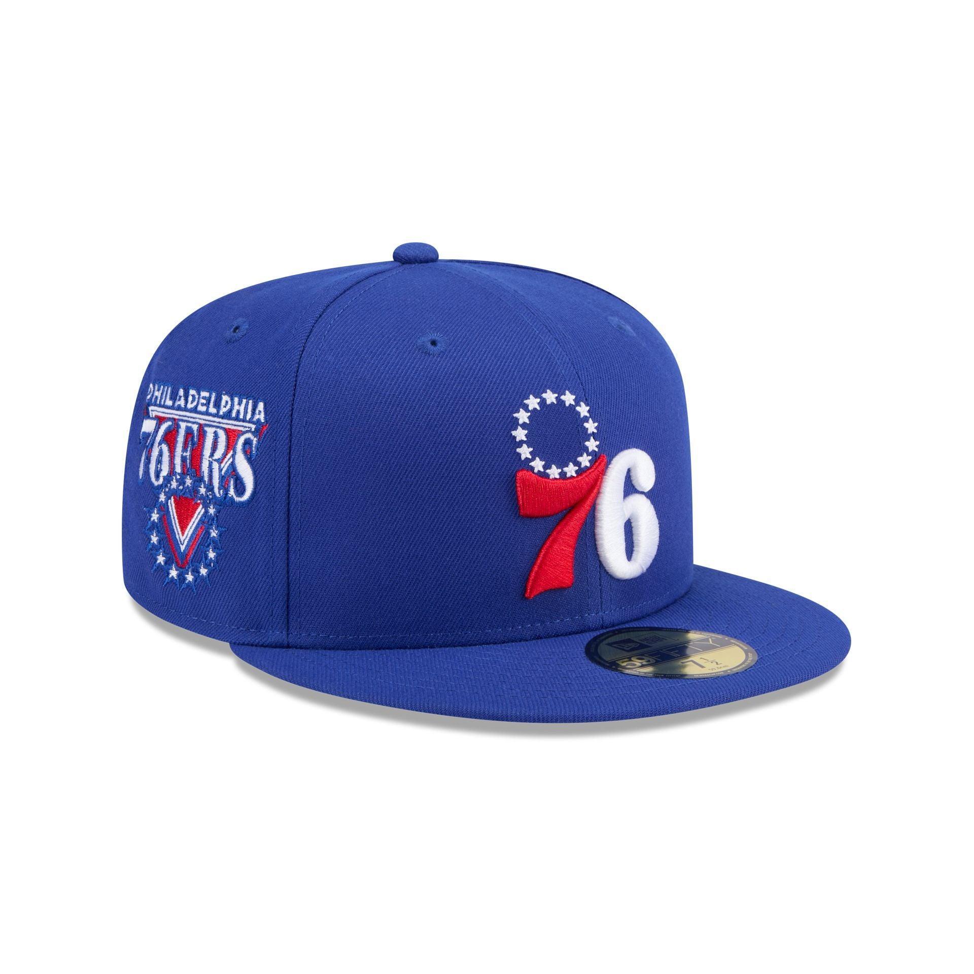 Philadelphia 76ers Throwback 59FIFTY Fitted Hat Male Product Image